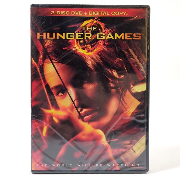 The Hunger Games Movie DVD 2012 2-Disc Set Widescreen Dystopian Action New - Picture 1 of 2